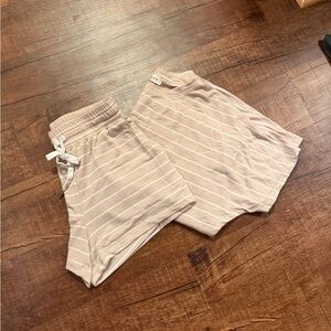 Striped Beige loungewear set